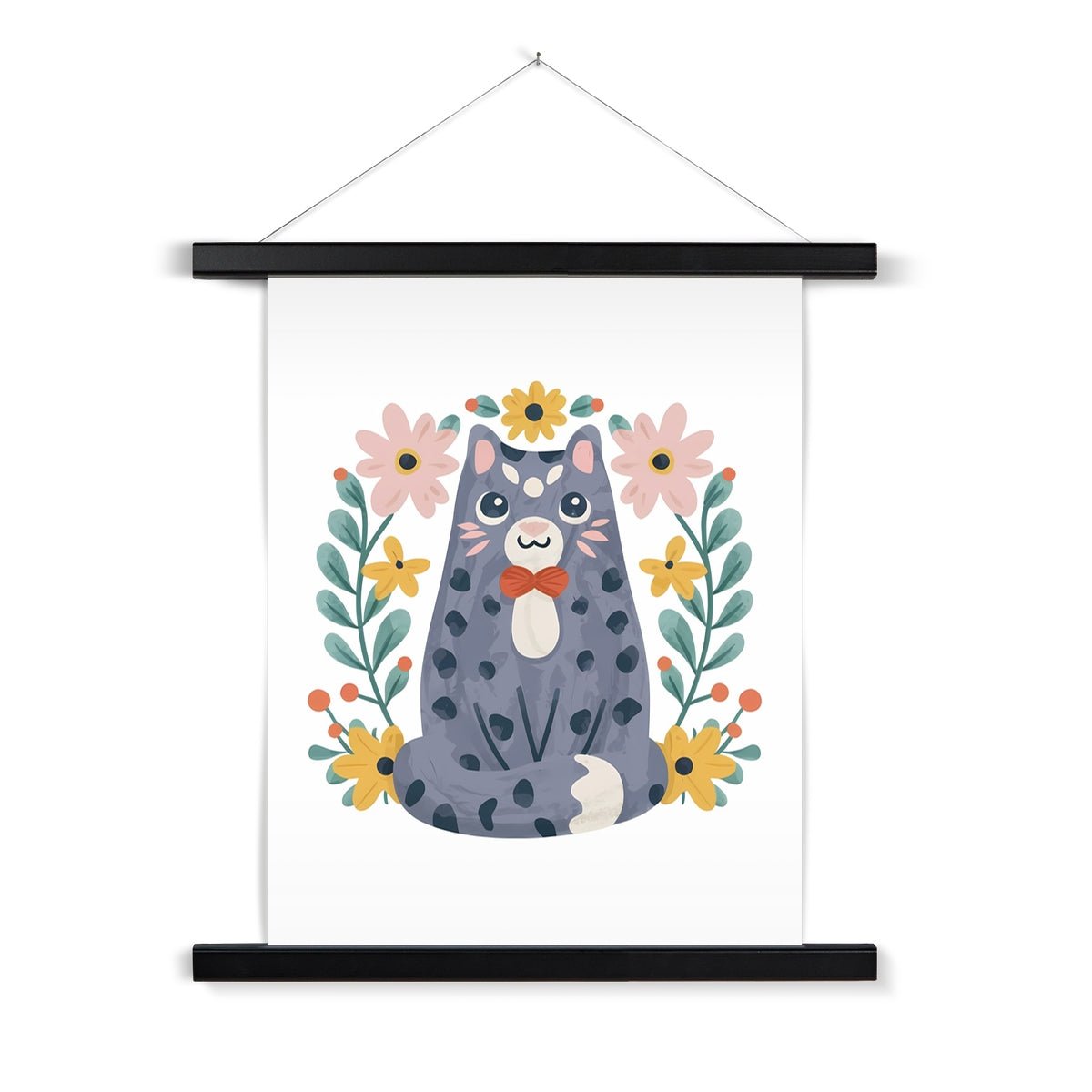Purrfect Whiskers 02 1 - Animal Poster Print by doingly