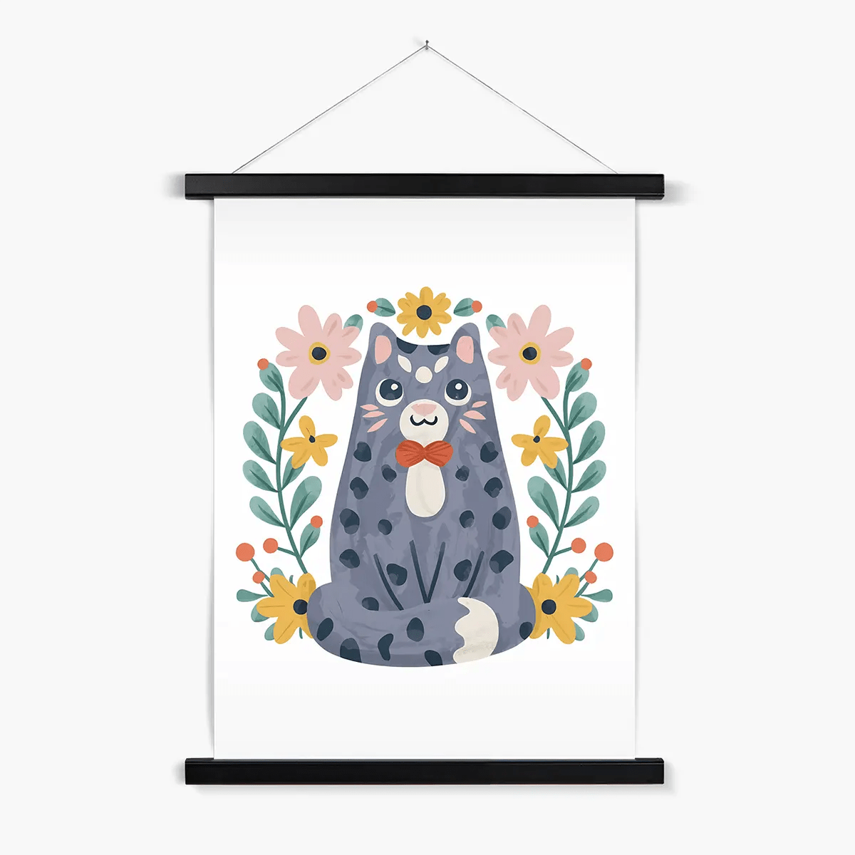 Purrfect Whiskers 02 4 - Animal Poster Print by doingly