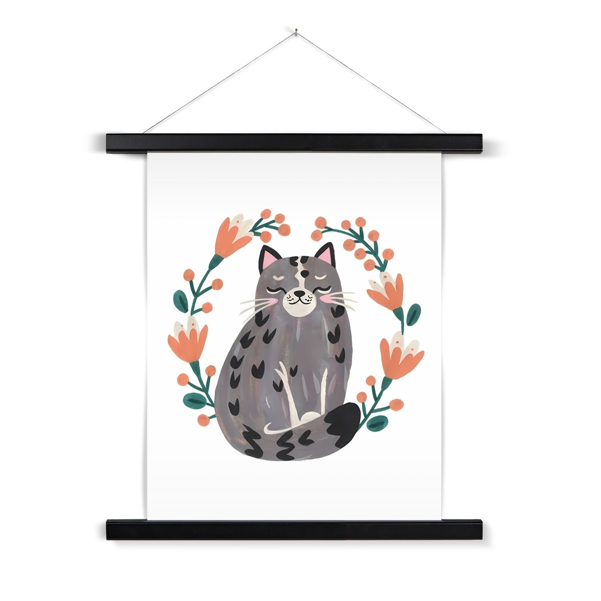 Purrfect Whiskers 03 1 - Animal Poster Print by doingly