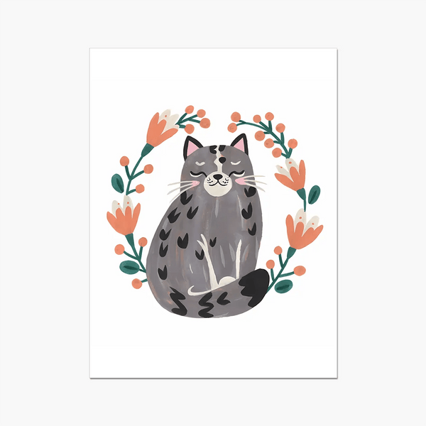 Purrfect Whiskers 03 3 - Animal Poster Print by doingly