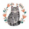 Purrfect Whiskers 03 2 - Animal Poster Print by doingly