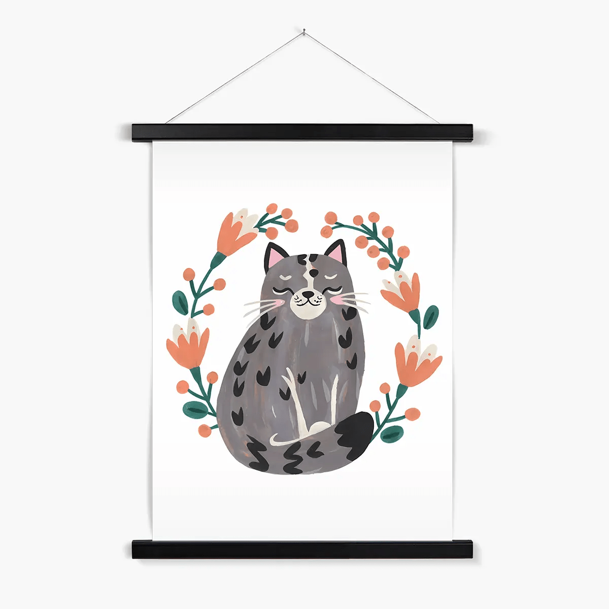 Purrfect Whiskers 03 4 - Animal Poster Print by doingly