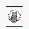 Purrfect Whiskers 03 4 - Animal Poster Print by doingly
