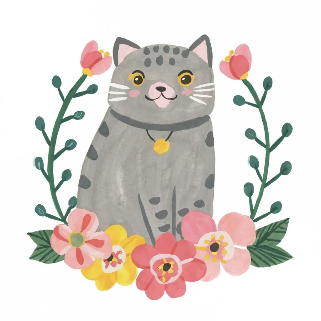 Purrfect Whiskers 05 2 - Animal Poster Print by doingly
