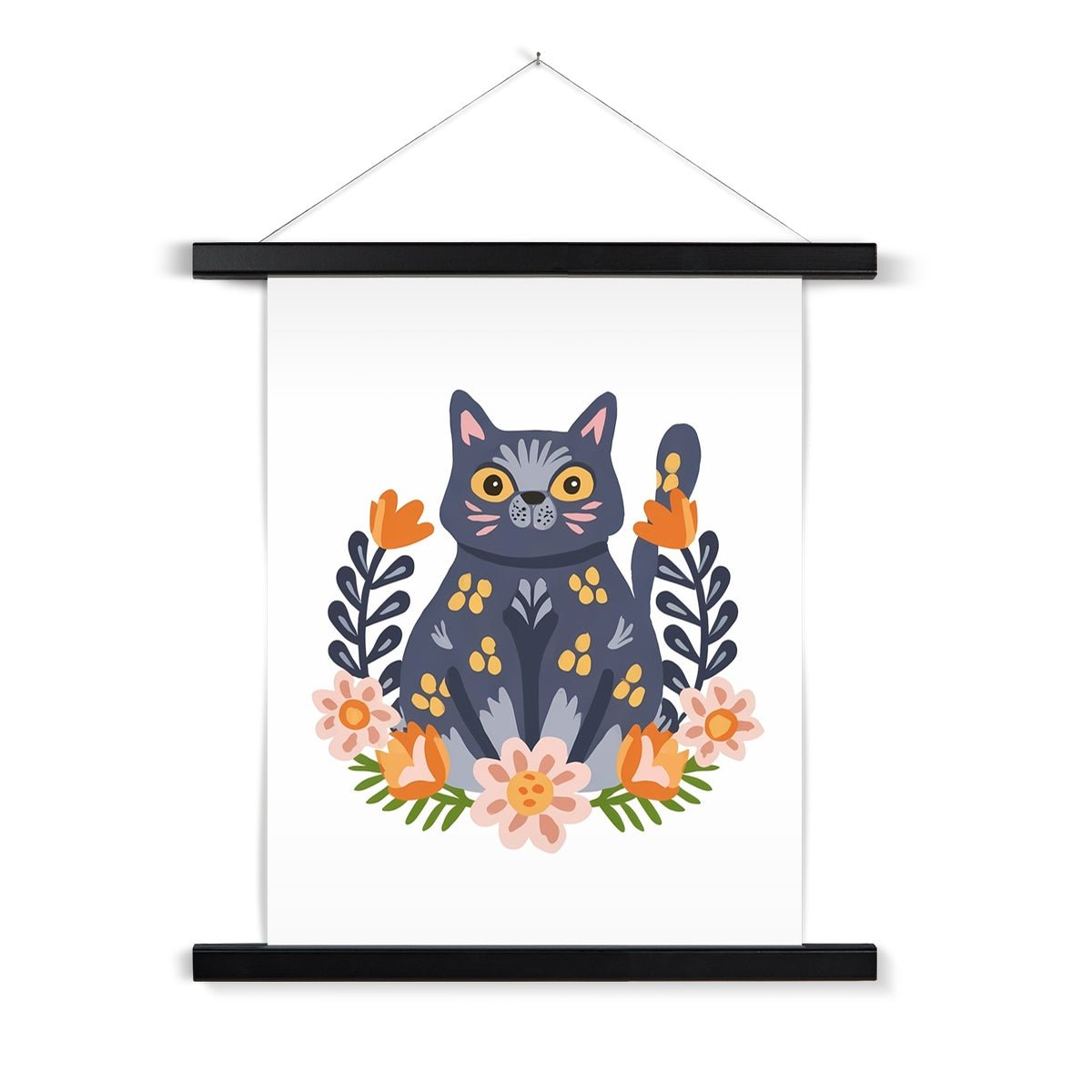 Purrfect Whiskers 06 1 - Animal Poster Print by doingly