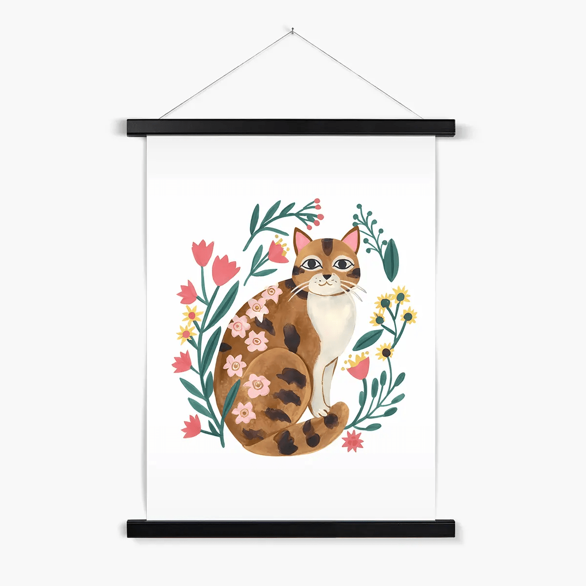 Purrfect Whiskers 07 4 - Animal Poster Print by doingly