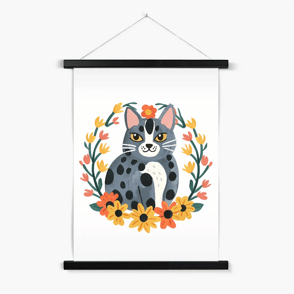 Purrfect Whiskers 08 4 - Animal Poster Print by doingly