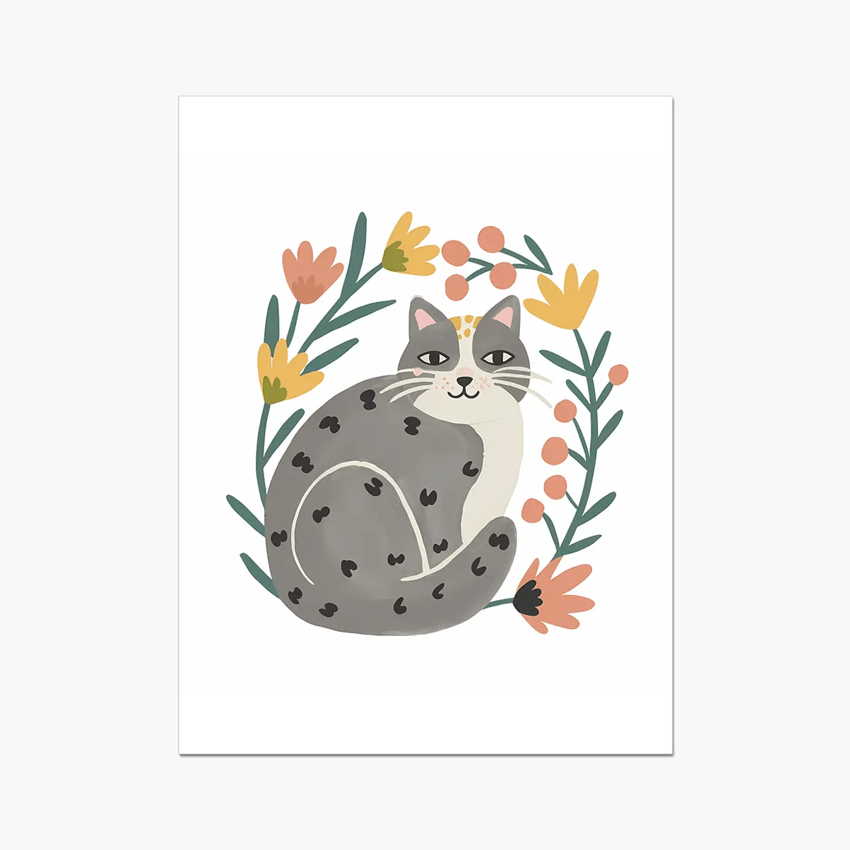 Purrfect Whiskers 10 3 - Animal Poster Print by doingly
