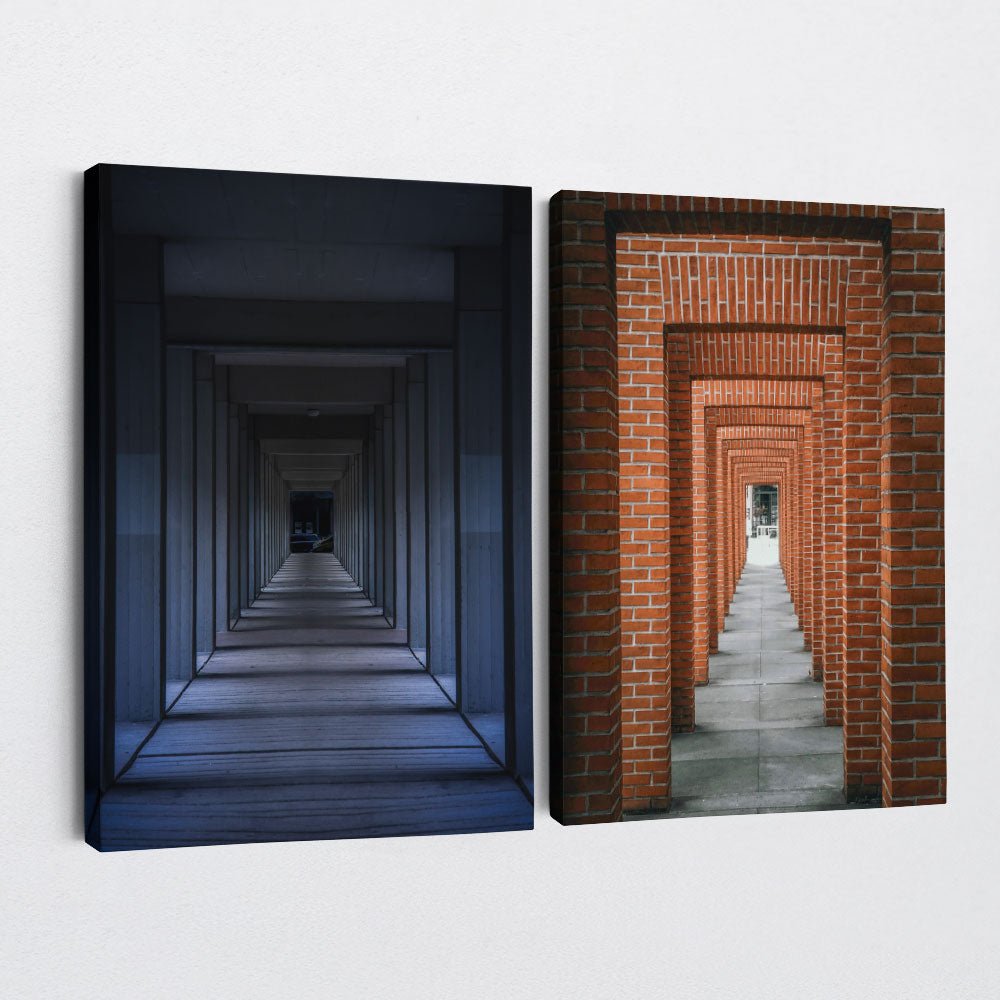 Rinse & Repeat 1 - Architectural Canvas Print by doingly
