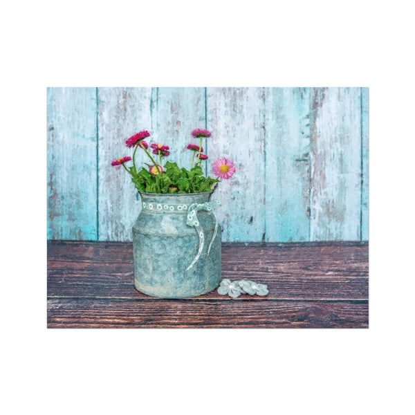 Rustic Floral Harmony 6 - New Canvas Print by doingly