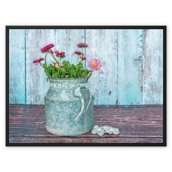 Rustic Floral Harmony 9 - New Canvas Print by doingly