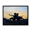 Saddle Sisters 1 - New Framed Print by doingly