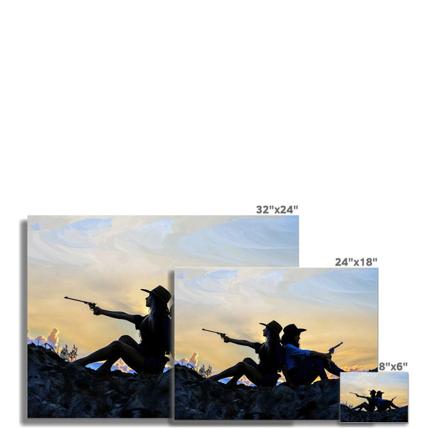 Saddle Sisters 7 - New Framed Print by doingly
