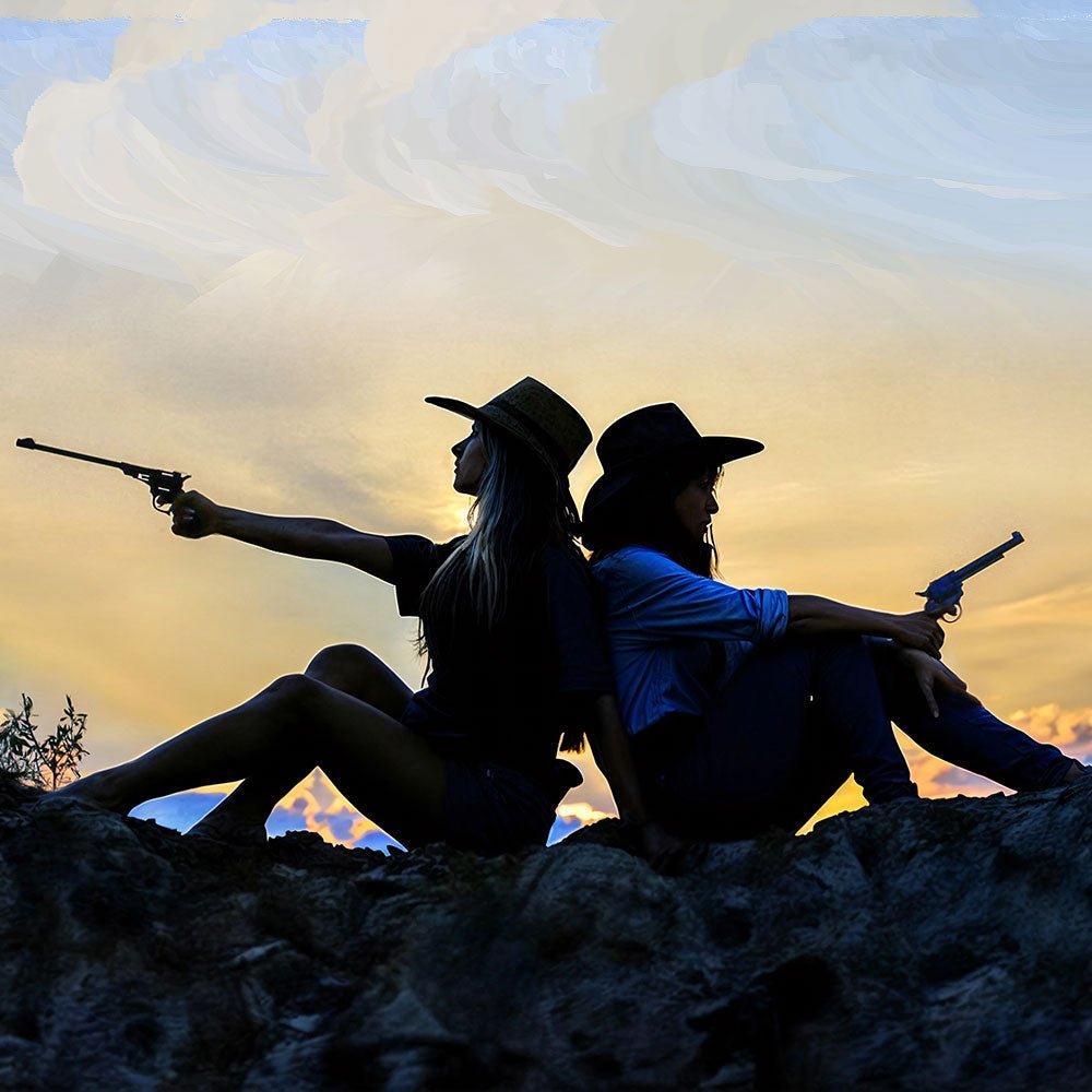Saddle Sisters 2 - New Framed Print by doingly