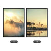 Sunset Roundup 2 - Animal Canvas Print by doingly