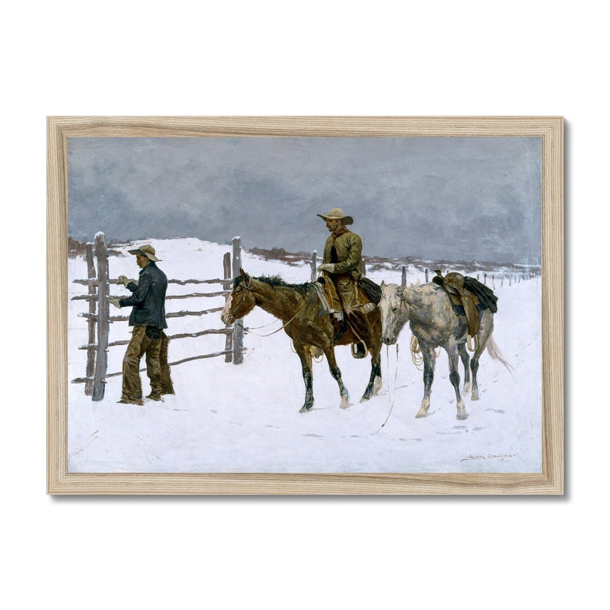 The Fall of the Cowboy 1 - New Fine art by doingly