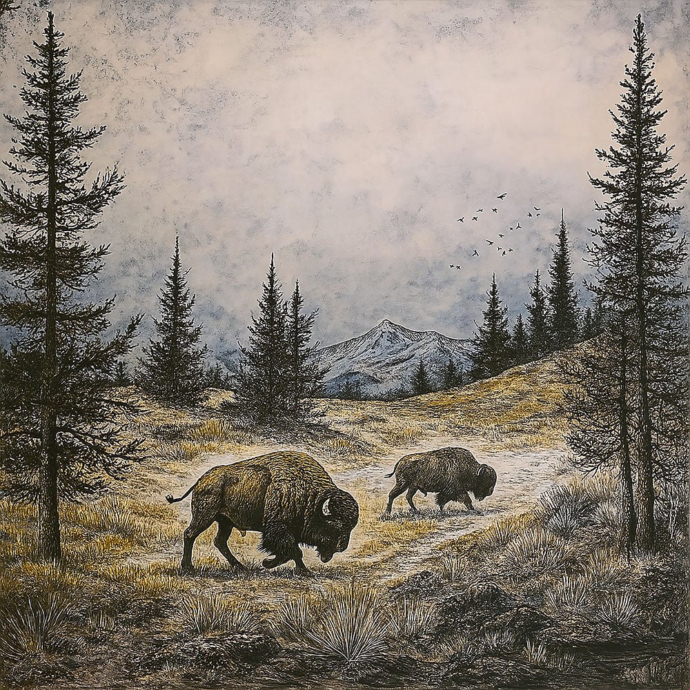 Wild Harmony 2 - Animal Framed Print by doingly