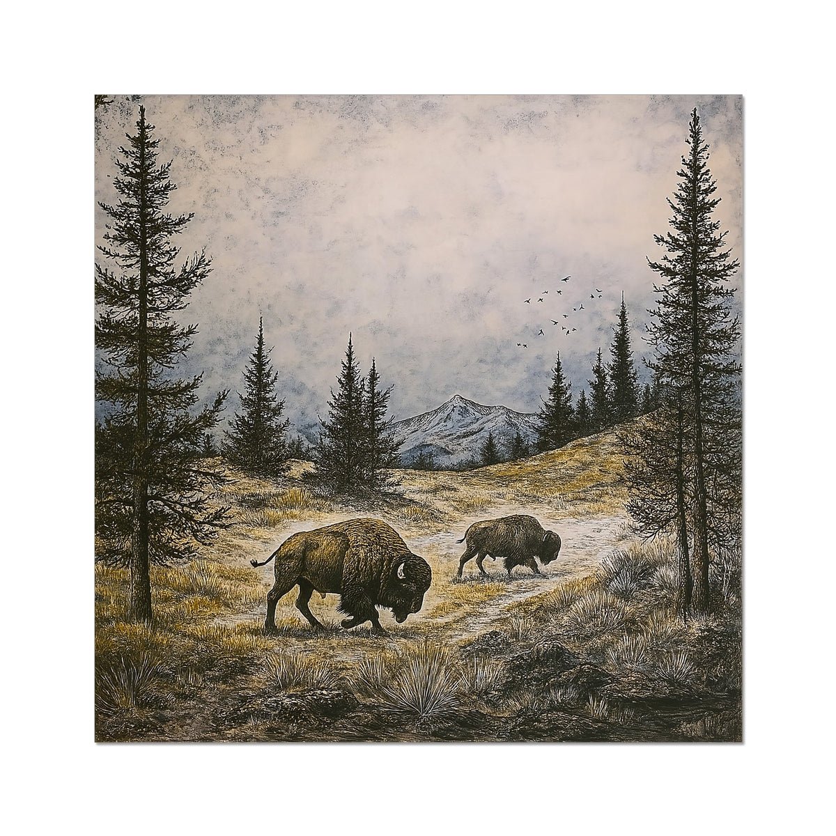 Wild Harmony 7 - Animal Framed Print by doingly
