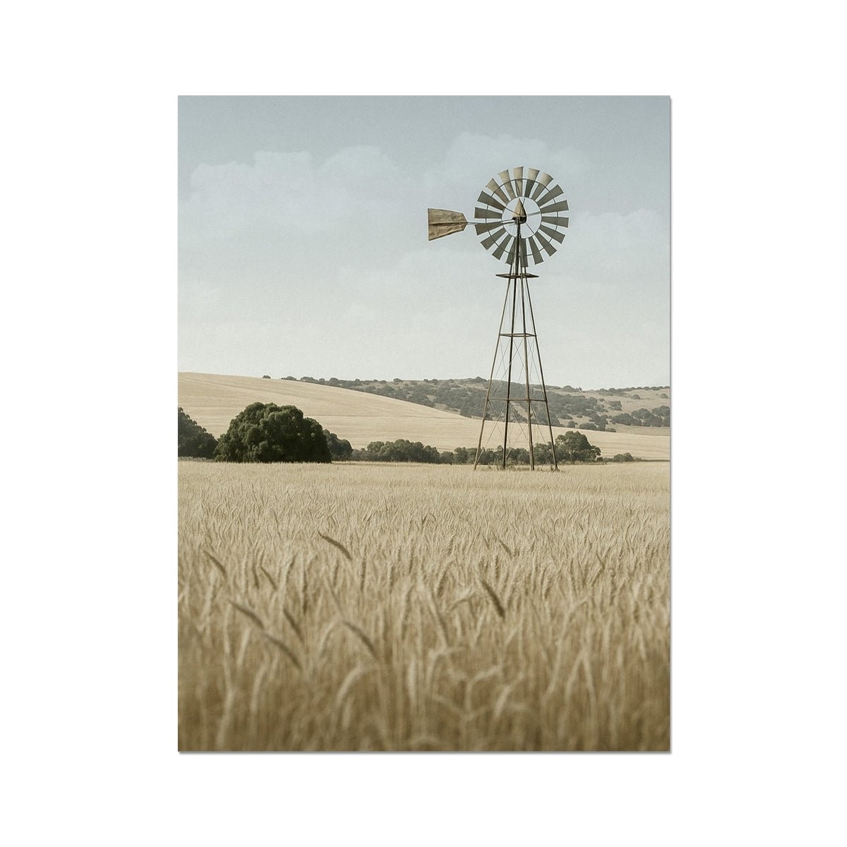 Wind & Wheat Symphony 6 - Farm Life Framed Print by doingly