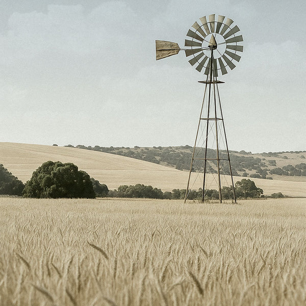 Wind & Wheat Symphony 2 - Farm Life Framed Print by doingly