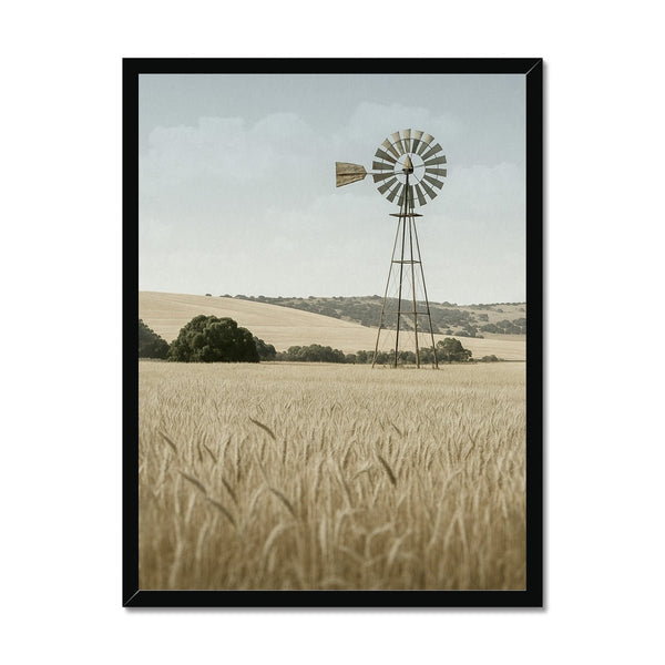 Wind & Wheat Symphony 1 - Farm Life Framed Print by doingly