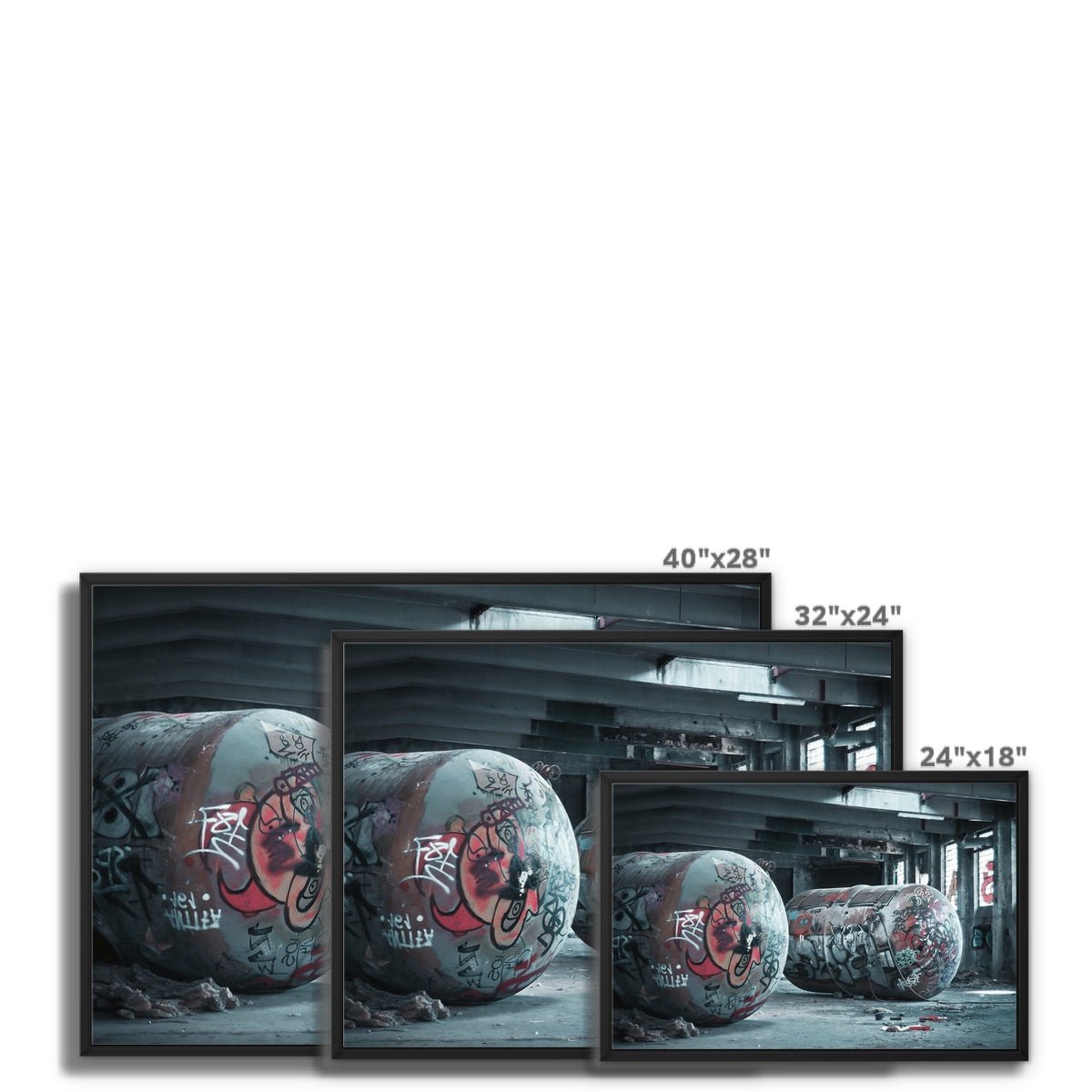 Lost Places 2 8 - Street Art Canvas Print by doingly