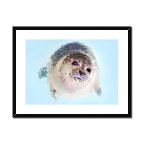 Portrait - Seal 1 - Animal Matte Print by doingly