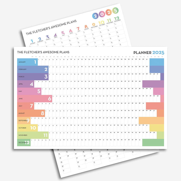 2025 Personalized Wall Calendar 1 - New Poster Print by doingly