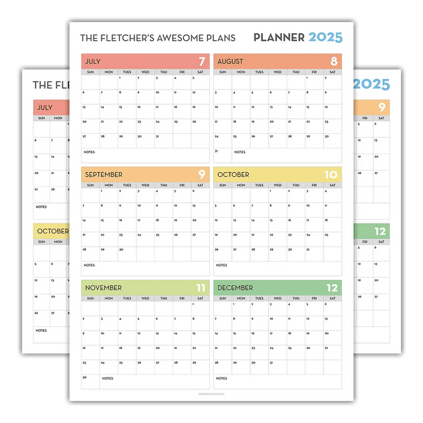 2025 Personalized Wall Calendar 2 1 - New Poster Print by doingly