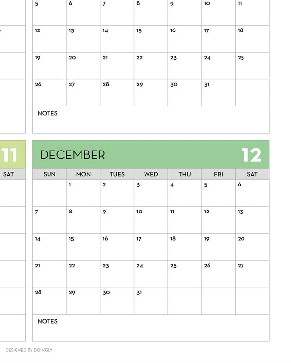 2025 Personalized Wall Calendar 2 3 - New Poster Print by doingly
