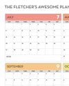 2025 Personalized Wall Calendar 2 2 - New Poster Print by doingly