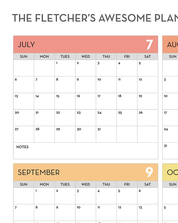 2025 Personalized Wall Calendar 2 2 - New Poster Print by doingly