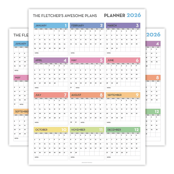2026 Personalized Wall Calendar 1 1 - New Poster Print by doingly