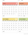 2026 Personalized Wall Calendar 1 ES 4 - New Poster Print by doingly