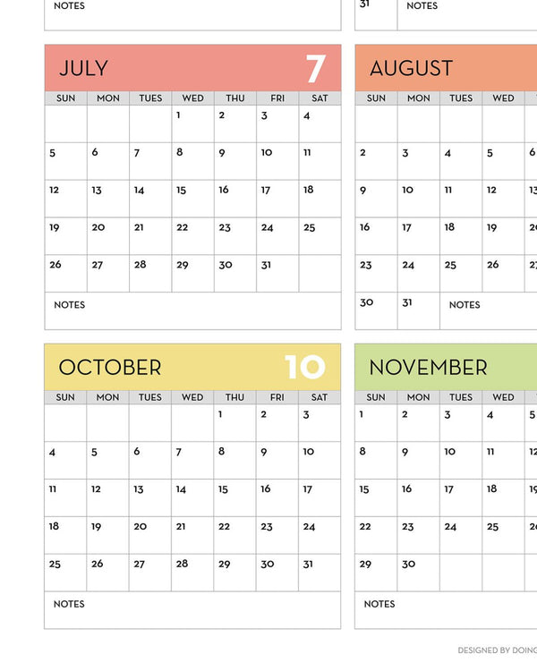 2026 Personalized Wall Calendar 1 ES 4 - New Poster Print by doingly