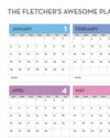 2026 Personalized Wall Calendar 1 ES 2 - New Poster Print by doingly