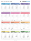 2027 Wall Calendar 6 - New Poster Print by doingly
