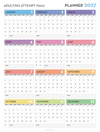 2027 Wall Calendar 3 - New Poster Print by doingly