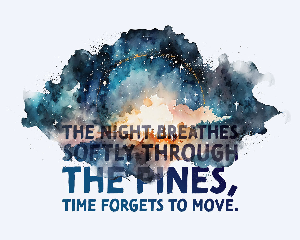 Celestial Starry Night - Forest 1