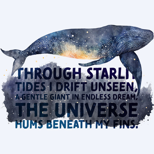 Celestial Starry Night - Whale