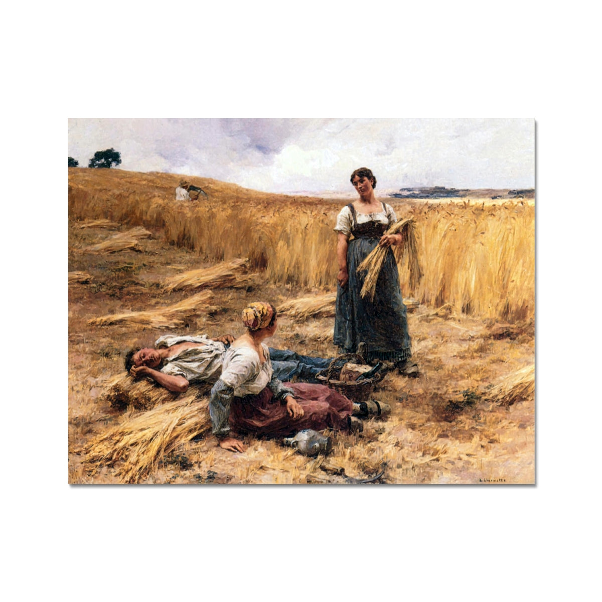 Harvesters at Mont-Saint-Père