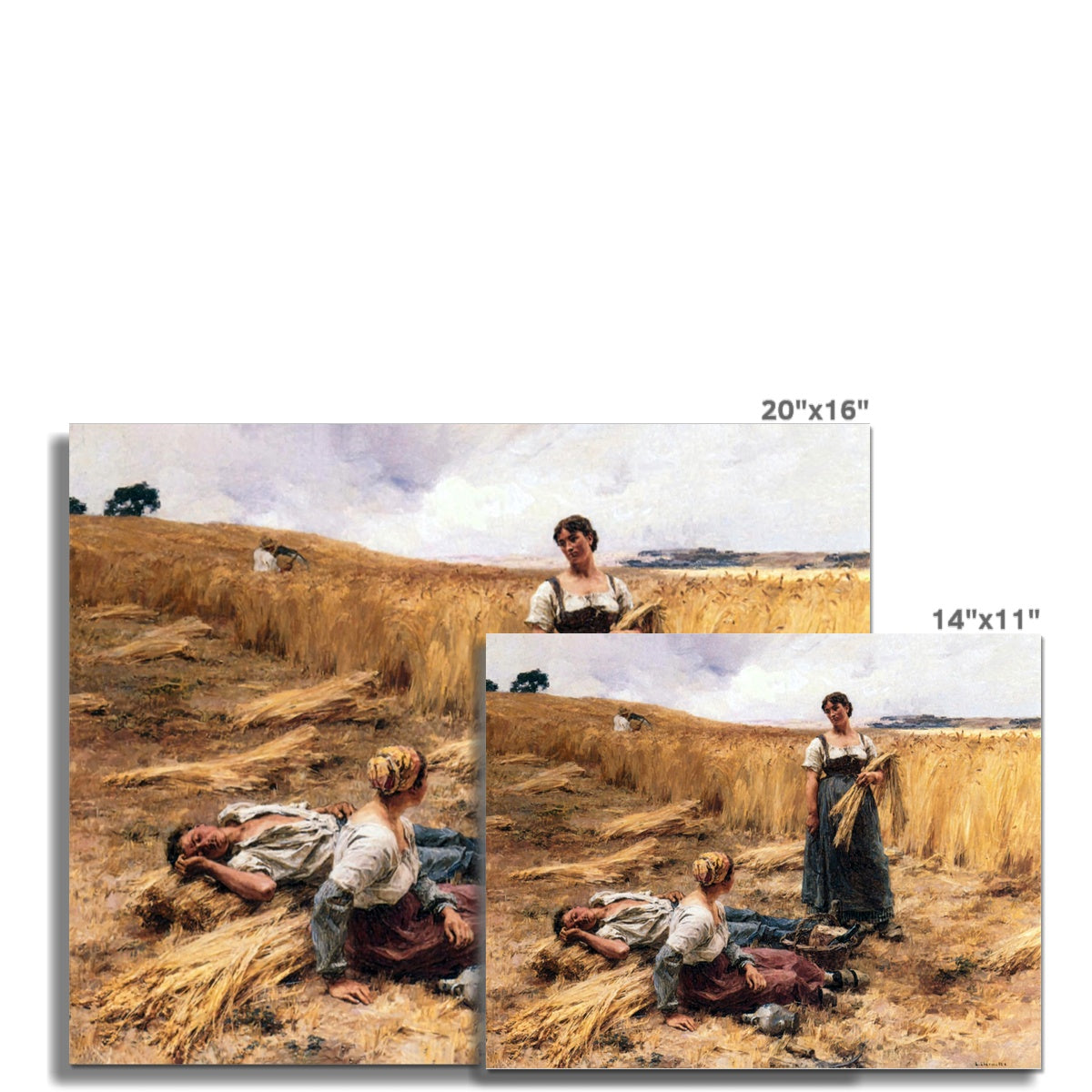 Harvesters at Mont-Saint-Père