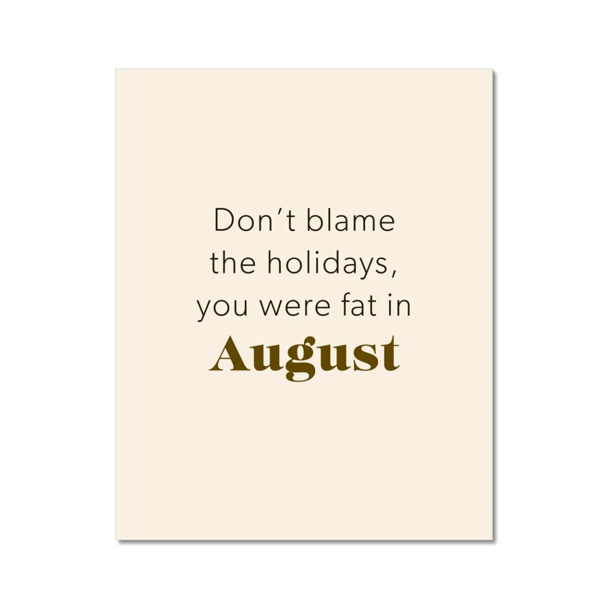 August Fat 2 - Laugh Art Tile by doingly