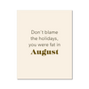 August Fat 2 - Laugh Art Tile by doingly