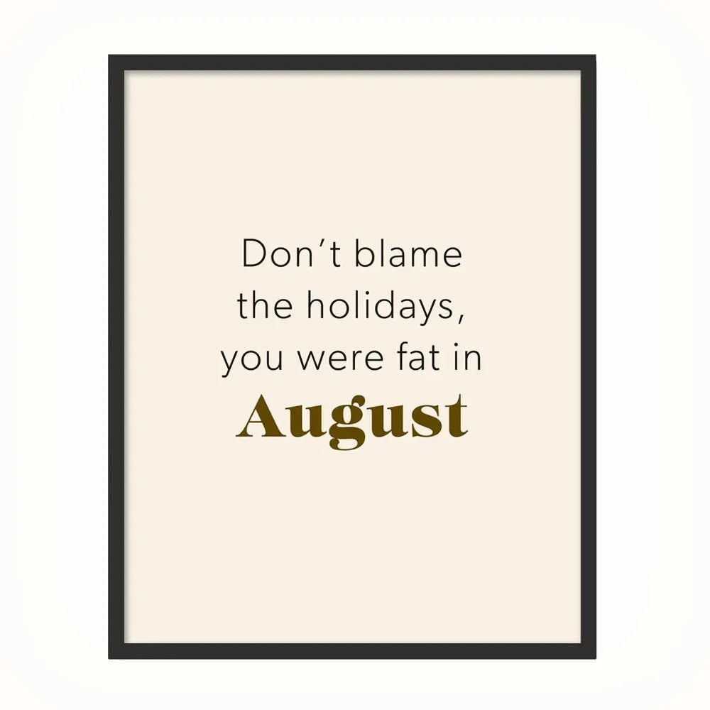 August Fat 1 - Laugh Art Tile by doingly