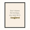 August Fat 1 - Laugh Art Tile by doingly