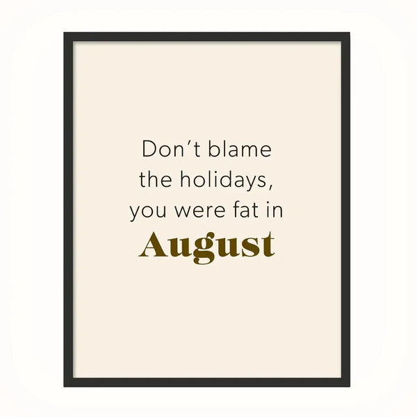 August Fat 1 - Laugh Art Tile by doingly