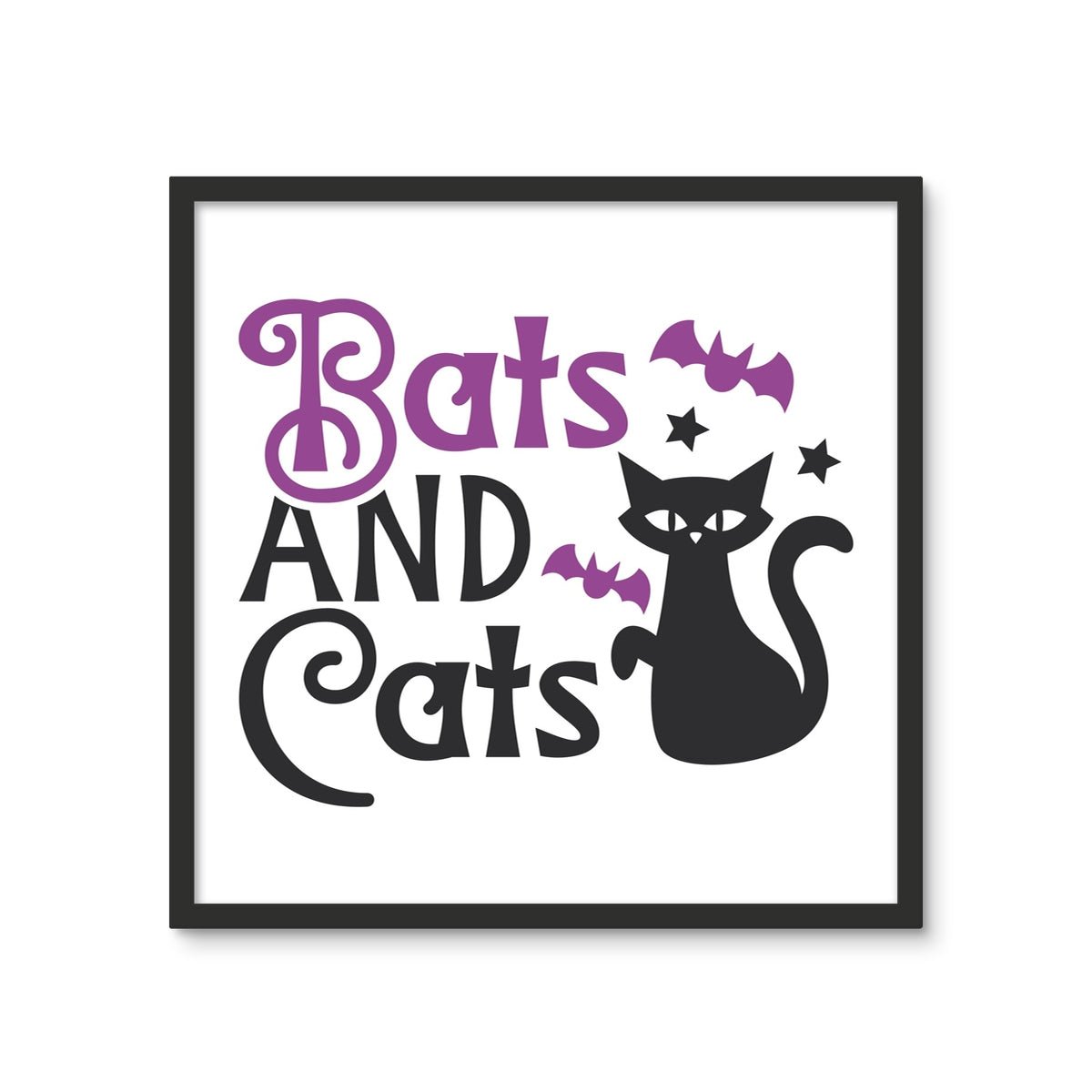 Bats And Cats 3 - New Art Tile by doingly