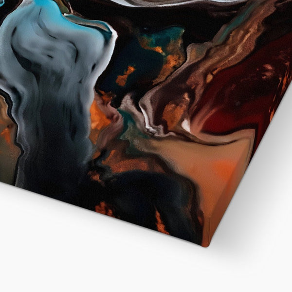 Blend 13 5 - Abstract Canvas Print by doingly