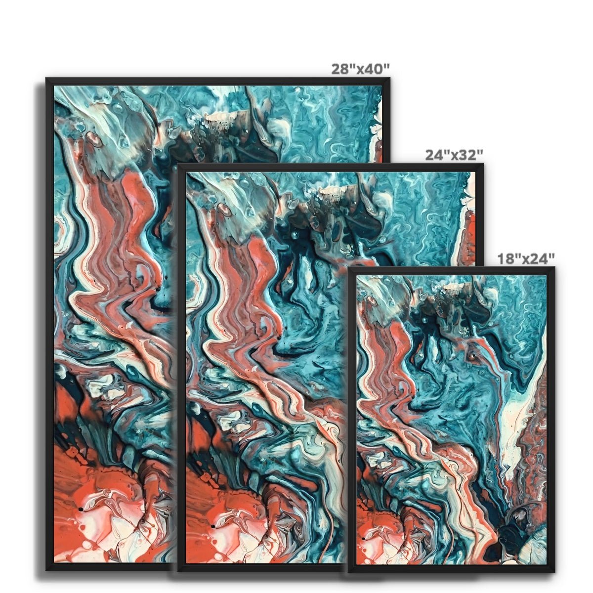 Blend 22 9 - Abstract Canvas Print by doingly